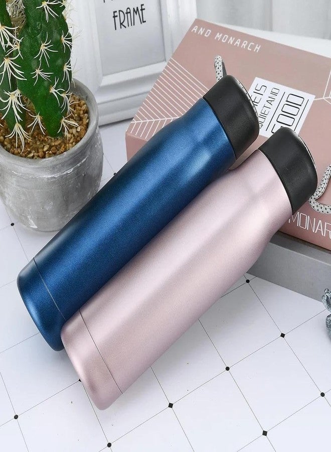 RFV1 Vacuum Insulated Water Bottle (Packof2) Double Wall Leak Proof Sports Water Bottle, BPA Free Water Bottle, Insulation for Long-Lasting Refreshment, 700 ML (Random Colour) - Image 3